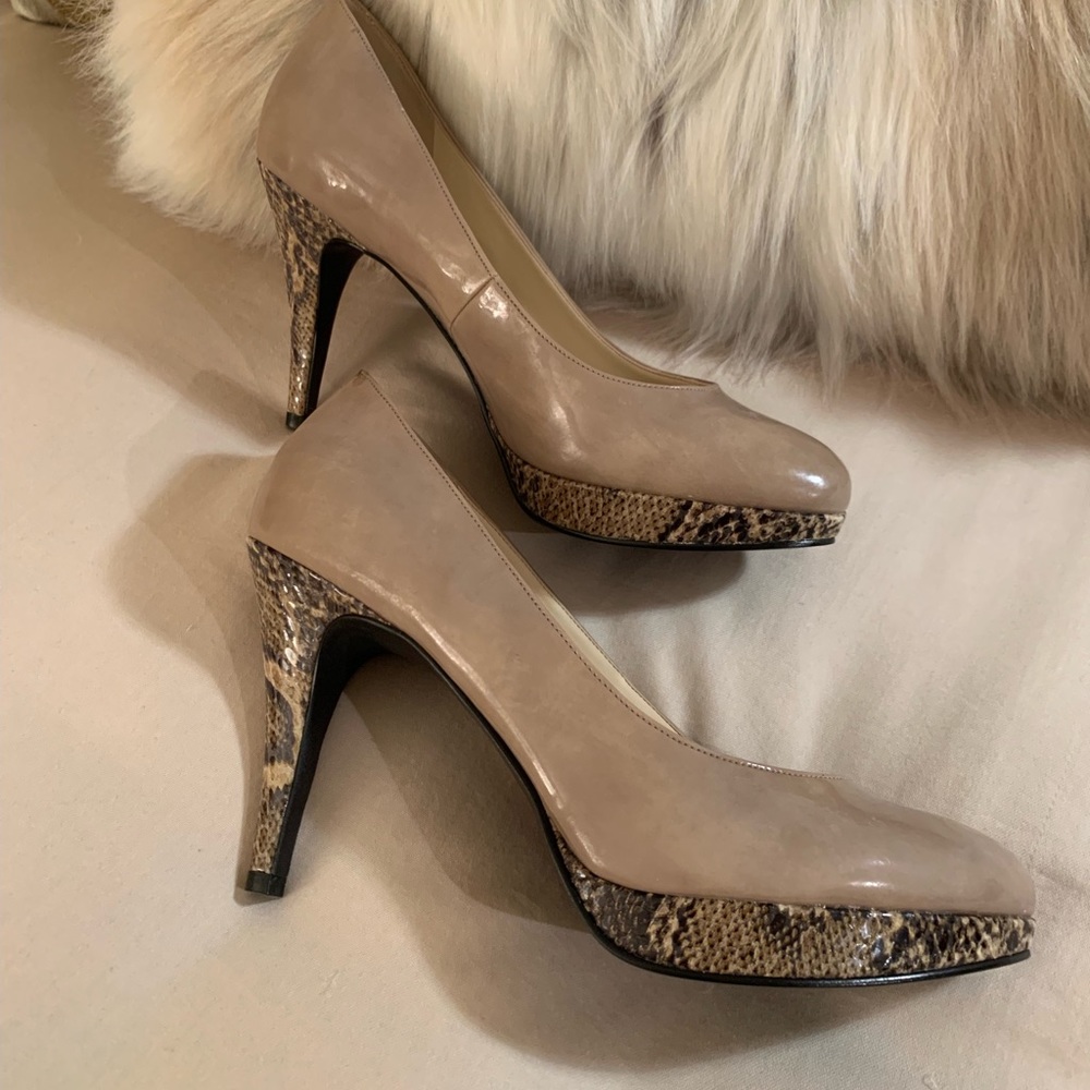 BNWT Enzo Angiolini Taupe/beige pumps size 8 - Picture 4 of 13